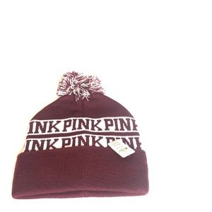 Victoria Secret Pom beanie NWT